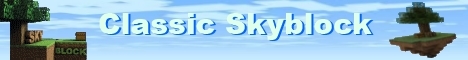 Classic Skyblock banner
